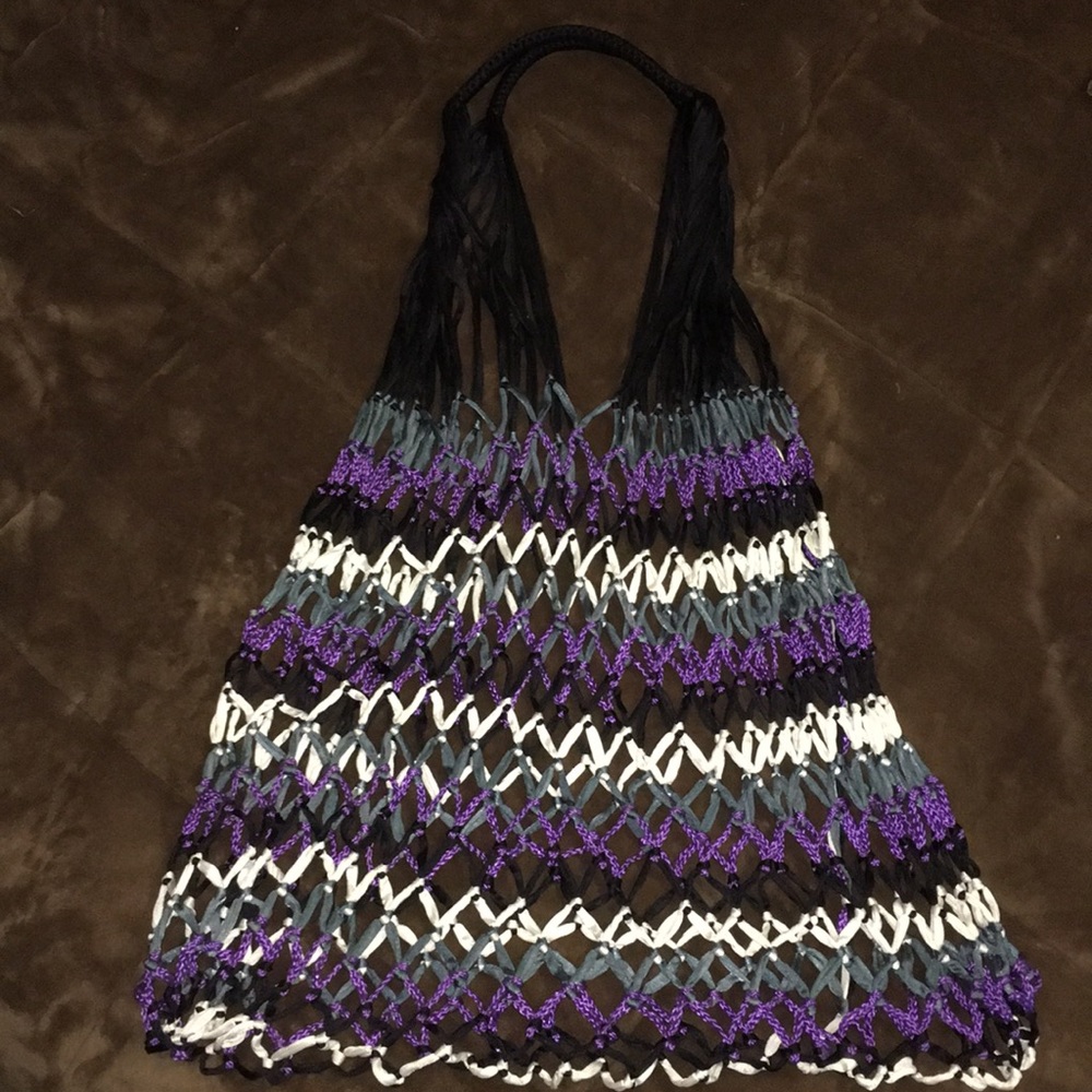 Hand woven bag NWOT DONATED